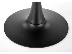 Mesa redonda de roble para 4 personas 90x73 cm