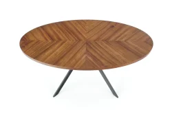 Mesa redonda de roble para 4 personas 170x76 cm