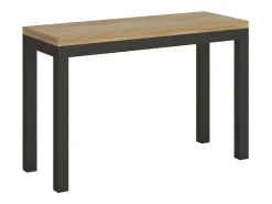Mesa tipo libro 120x45/90 cm Everyday Double Roble Natural estructura Antracita