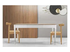 Mesa VKH572, Blanco, 180x60x80 cm, Kendra Home