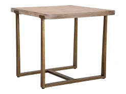 Mesa VKH577, Marrón, 80x80x76 cm, Kendra Home