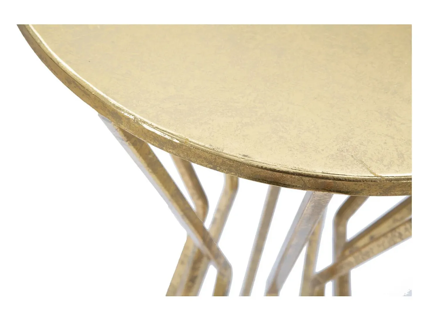 Mesa VKH580, Oro, 38x38x100 cm, Kendra Home