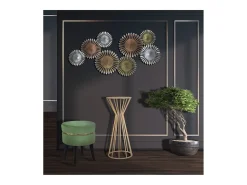 Mesa VKH580, Oro, 38x38x100 cm, Kendra Home