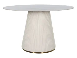 Mesa 120x75x120 cm blanca ecru modig m96