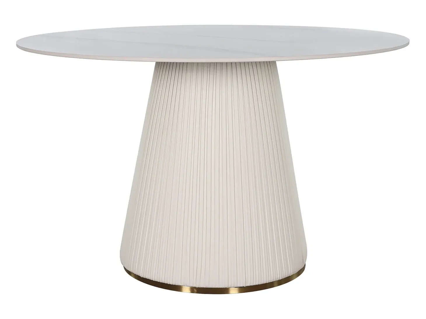 Mesa 120x75x120 cm blanca ecru modig m96