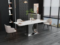 Mesa 180x75x90 cm blanca Modig M90