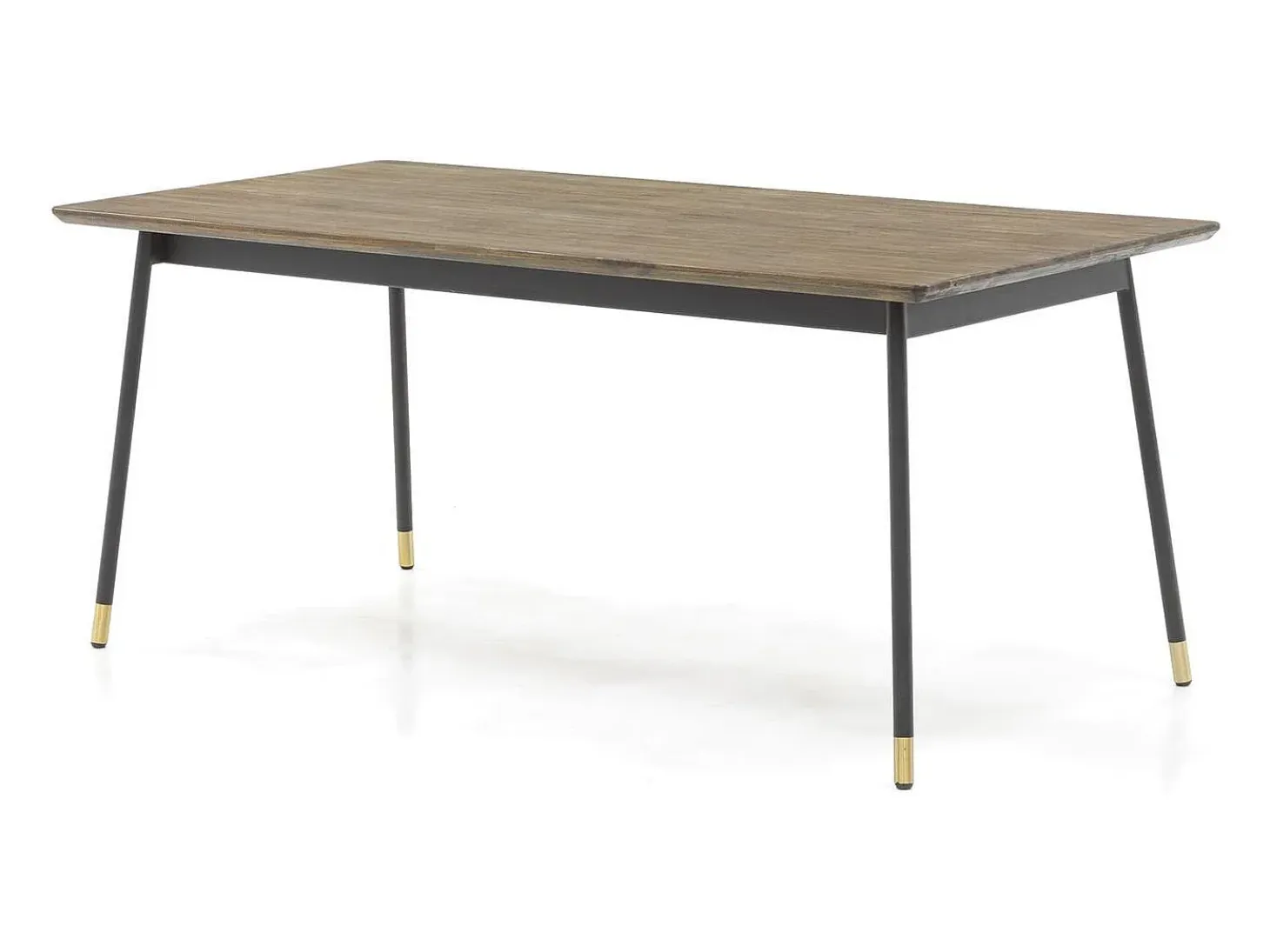 Mesa 200x76x100 cm Laberinto marrón mazd05-200