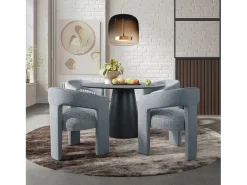 Mesa 127x76x127 cm negra Avola AV2271-50B