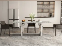 Mesa 200x75x100 cm plata Modig M33