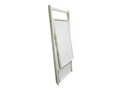 Meyvaser - Camarera Plegable con Ruedas, Carro de servicio 65x40x85cm Color Blanco