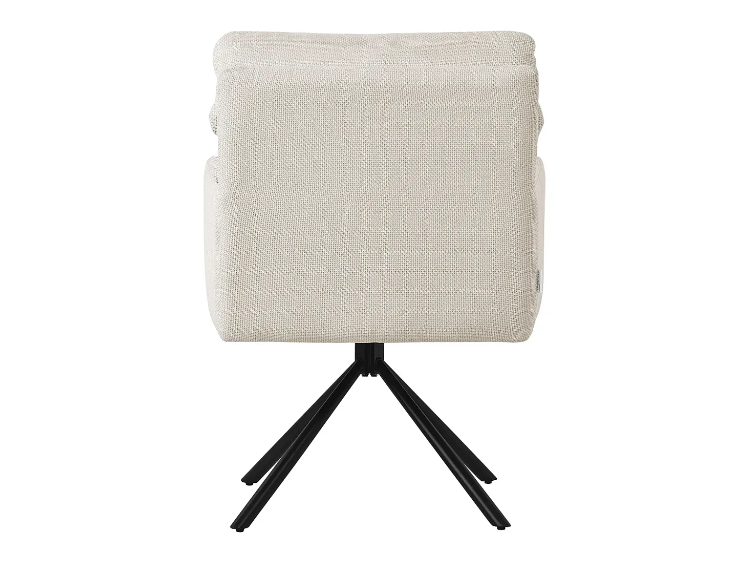 ML-Design Juego de 2 sillas de comedor beige, Posición giratoria