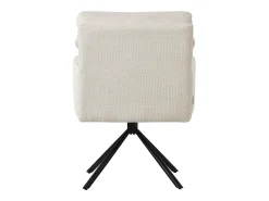 ML-Design Silla de Comedor Beige, Posición Carros Giratorios