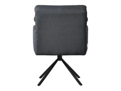 ML-Design Silla de Comedor Antracita, Posición Coche Giratoria