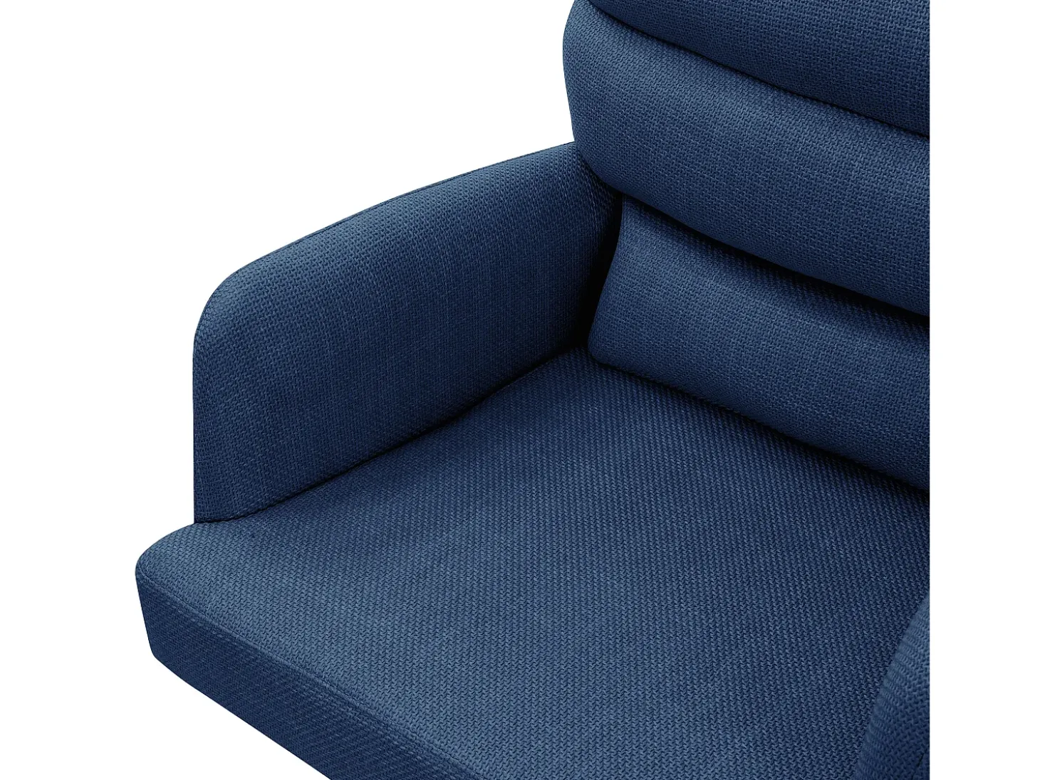 ML-Design Silla de Comedor Azul Oscuro, Giratoria Car Position