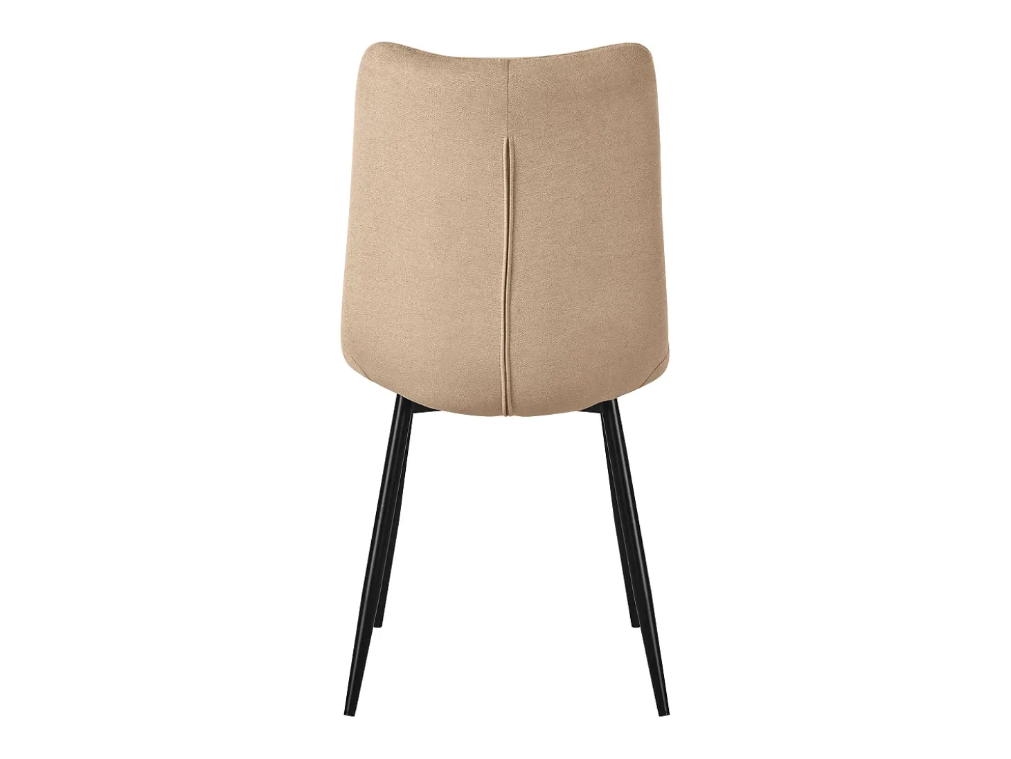ML-Design Sillas de comedor, juego de 2 marrón claro, Sillas de salón con tapicería de tela