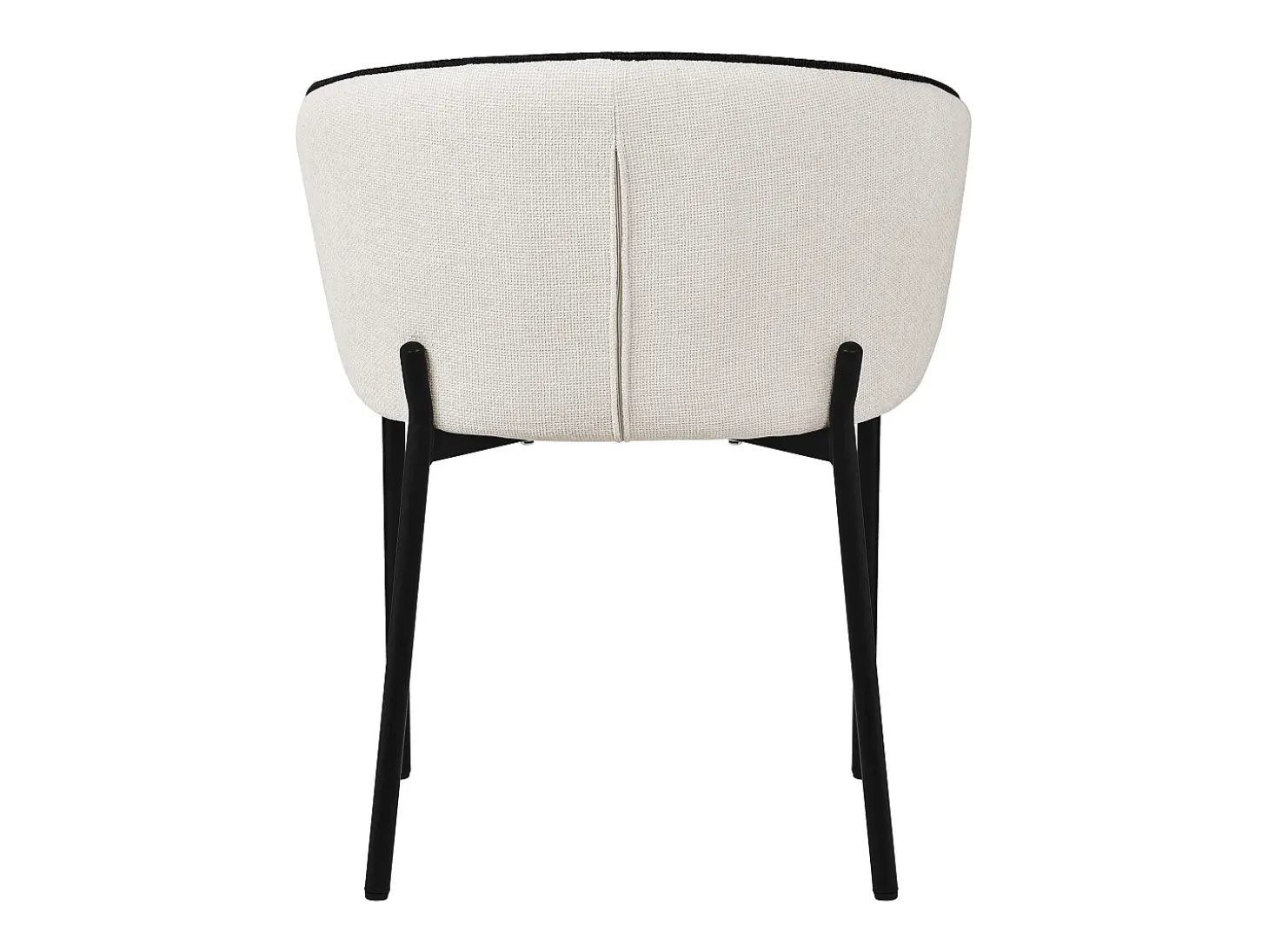 ML-Design 4x Sillas de comedor beige con revestimiento de tela, asiento sofá de salón con respaldo, mueble de cocina tapizado con patas de metal