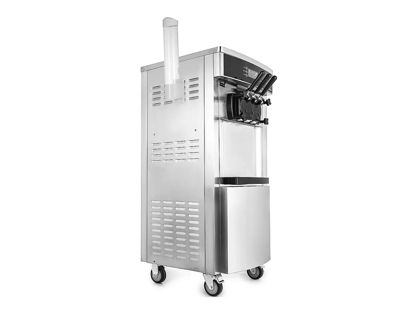 Máquina Comercial para Helado Suave SucceBuy de 2200 W, 2+1 Sabores, de Pie