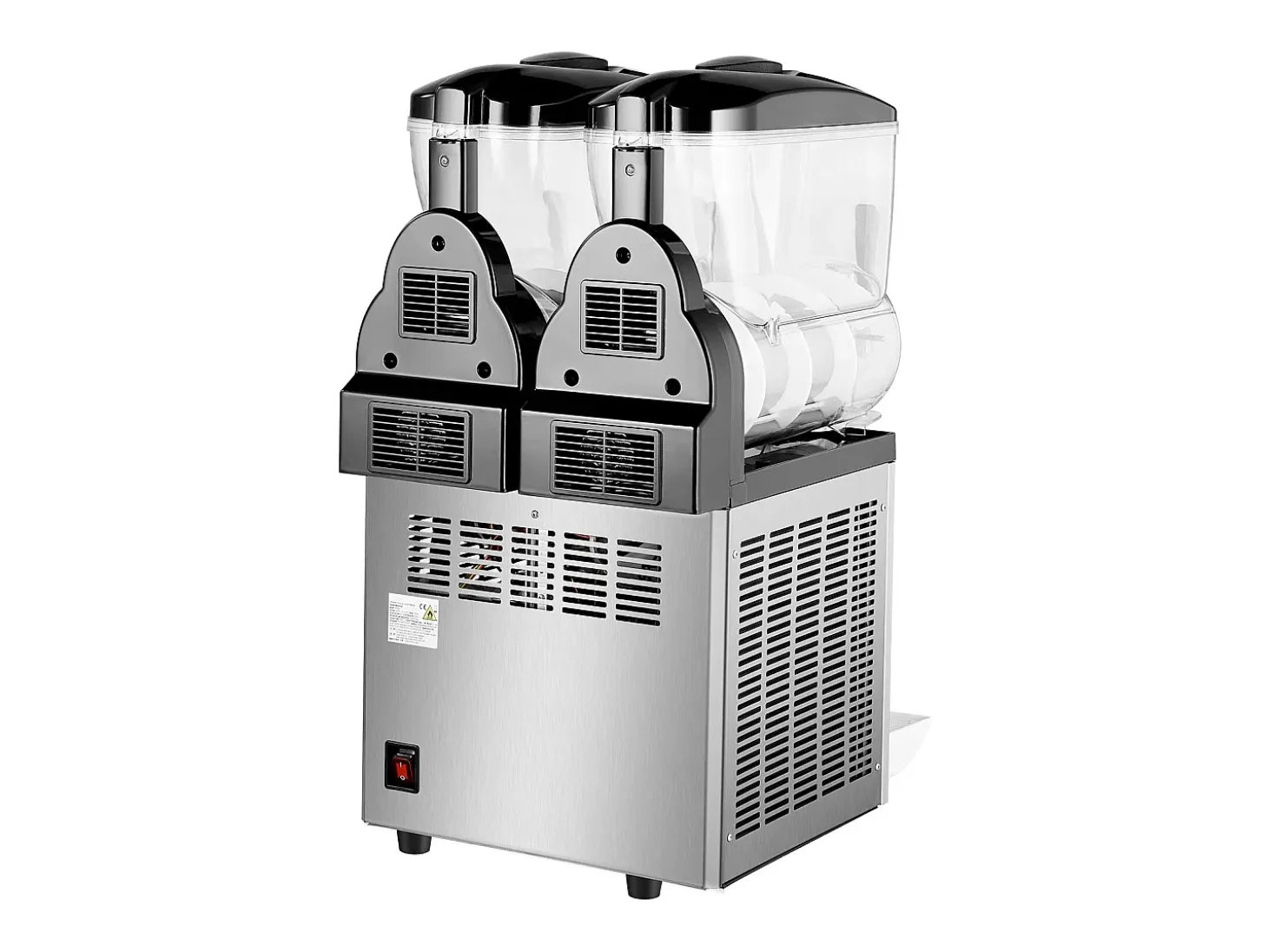 Máquina de Granizado Comercial SucceBuy 12 Lx2, Máquina de Smoothie Margarita, Acero Inoxidable, para la Casa, la Fiesta, el Café, el Bar