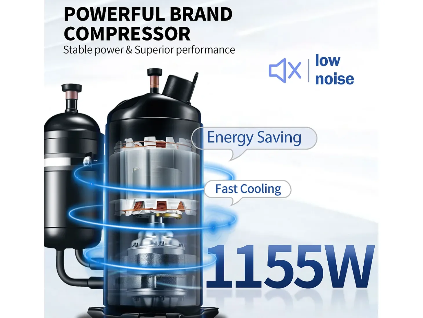 Máquina de Helado Blando SucceBuy, 22-30 L/H, 2200 W, Máquina de Helado Italiano Comercial Tolva 2x6 L