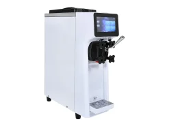 Máquina de Helado Blando SucceBuy, 10 L/h 900 W, 1 Sabor, Pre-enfriamiento Automático con Pantalla Táctil, para Sundae Yogur