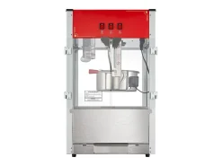 Máquina de Palomitas SucceBuy, 1440 W, Caldero de 12 oz, 80 Tazas por Lote, Máquina de Mostrador con Vidrio Templado, 3 Cucharas de Acero Inoxidable, Rojo