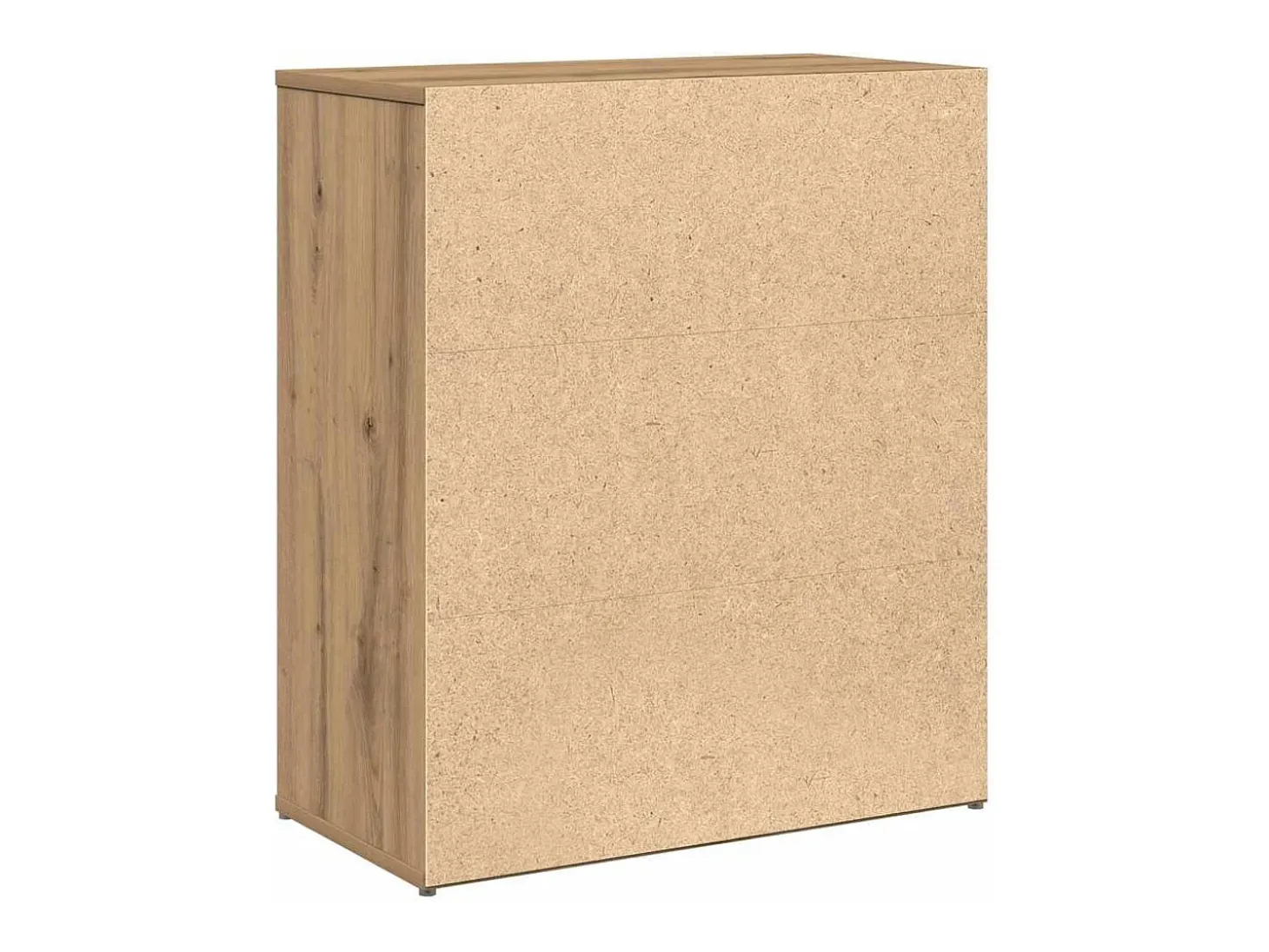 Mueble alto con estante 2 piezas roble artesanal 60x31x70 cm