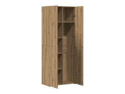 Mueble alto en roble trabajado a mano 70 x 42,5 x 185 cm