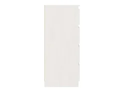 Mueble auxiliar blanco 60x36x84 cm Madera maciza de pino