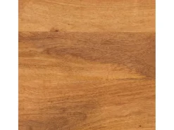 Mueble auxiliar madera maciza mango marrón/negro 60x33,5x75 cm