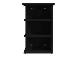 Mueble auxiliar negro 35x35x55 cm Aglomerado