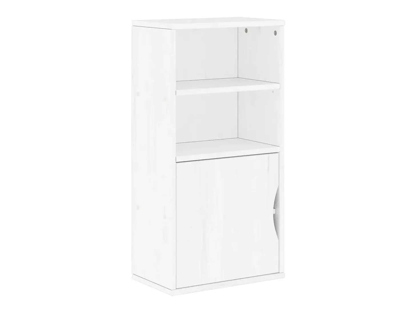 Mueble auxiliar ODDA blanco 40x24x79 cm madera maciza de pino