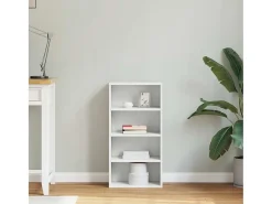 Mueble auxiliar ODDA blanco 40x24x79 cm madera maciza de pino