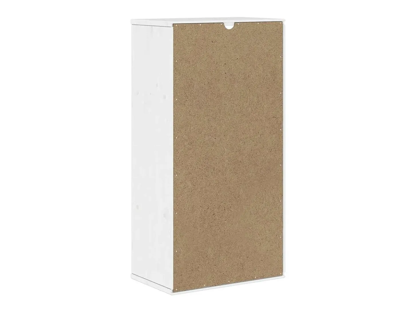 Mueble auxiliar ODDA blanco 40x24x79 cm madera maciza de pino