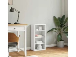 Mueble auxiliar ODDA blanco 40x24x79 cm madera maciza de pino