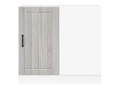 Mueble bajo de cocina Lucca madera contrachapada sonoma gris