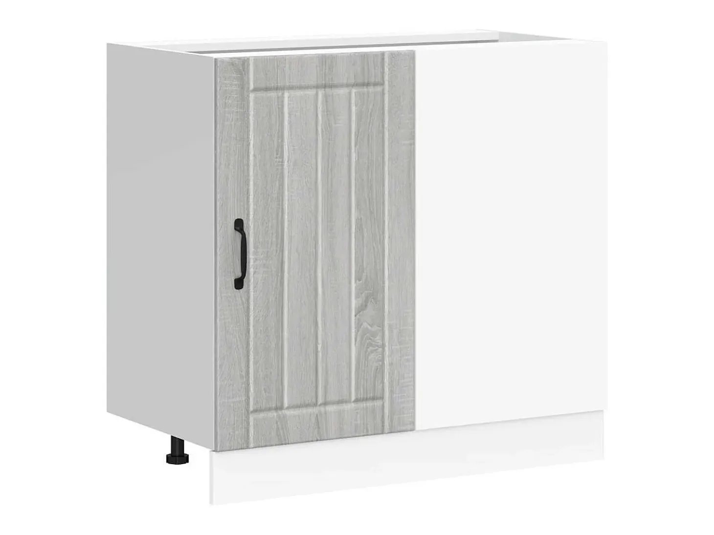 Mueble bajo de cocina Lucca madera contrachapada sonoma gris