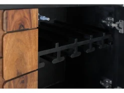 Mueble bar con madera maciza de mango y Sheezam efecto tridimensional