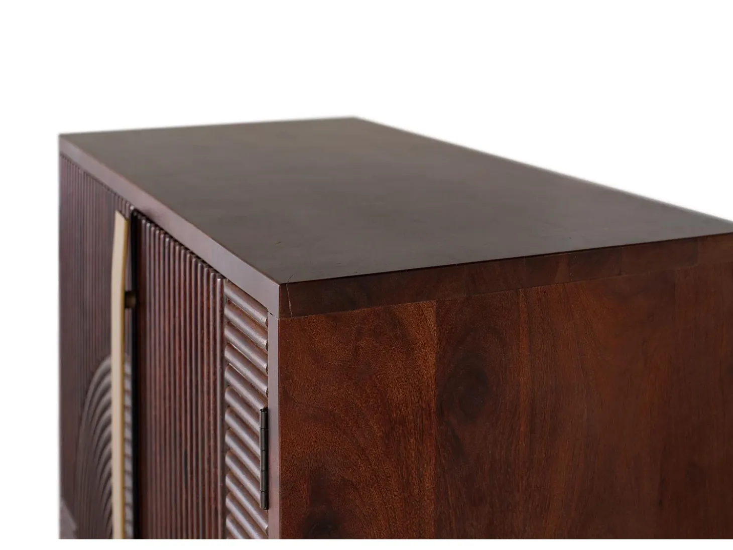 Mueble bar en madera de mango y metal 119 cm alto