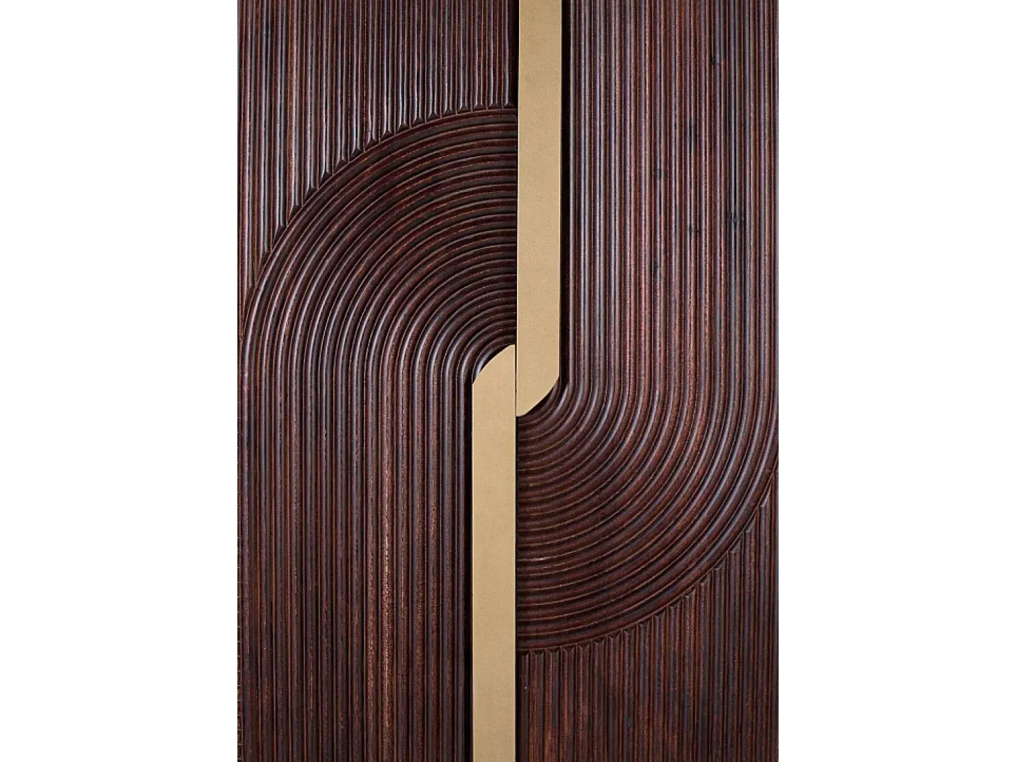 Mueble bar en madera de mango y metal 119 cm alto