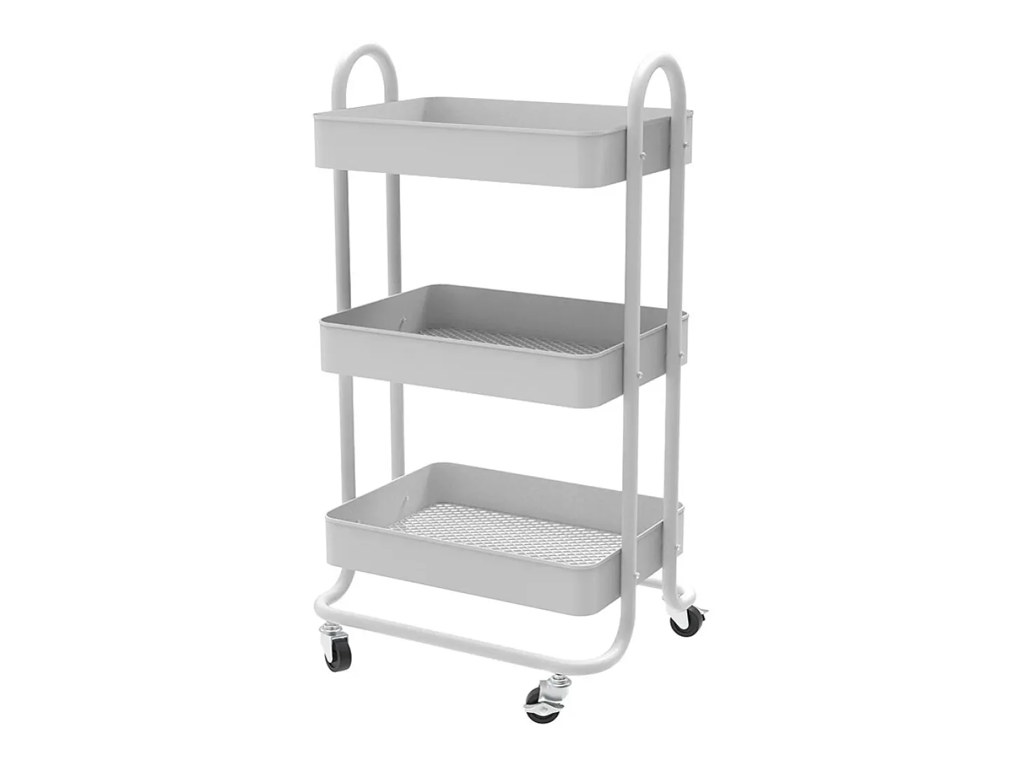 Mueble con ruedas blanco 45.9x34x78.7 tron