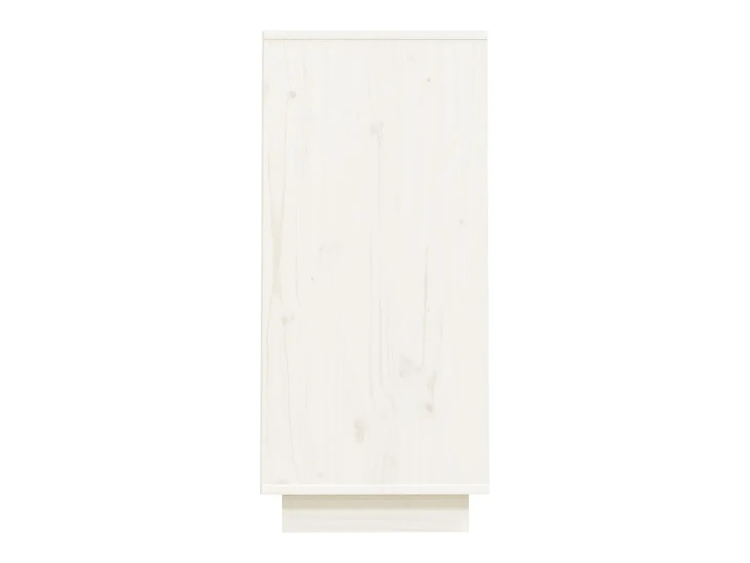 Mueble consola Blanco 60x34x75 cm Madera maciza de pino