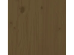 Mueble consola de madera maciza de pino marrón miel 90x40x78 cm