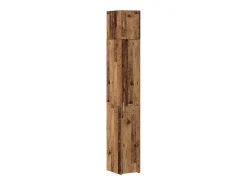 Mueble de almacenaje estrecho Madera vieja 30x42,5x225 cm Madera de ingeniería