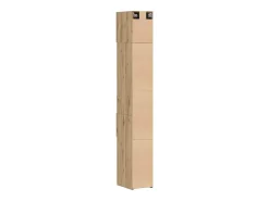 Mueble de almacenaje Slim Roble artesanal 30x42,5x225 cm Madera de ingeniería