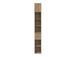 Mueble de almacenaje Slim Roble artesanal 30x42,5x225 cm Madera de ingeniería