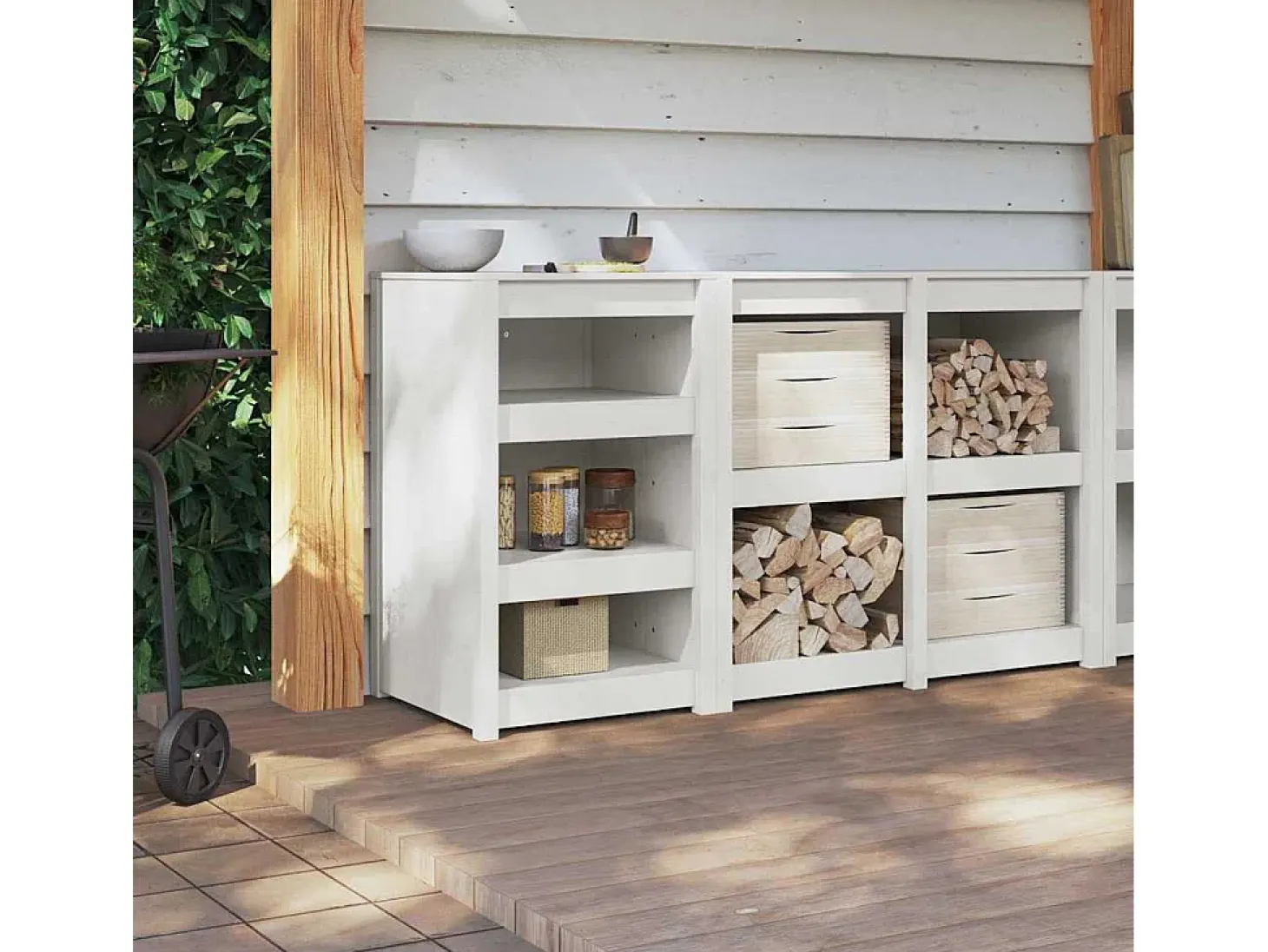 Mueble de Cocina 55 x 55 x 92 cm Madera de pino macizo