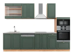 Mueble de cocina green-gold country/gold power roble 300x60x81.6 fame-line