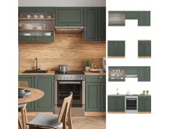 Mueble de cocina green-gold country/gold power roble 200x46x81.6 fame-line