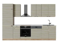Mueble de cocina panel de roble/roble goldkraft 300x60x81.6 fame-line