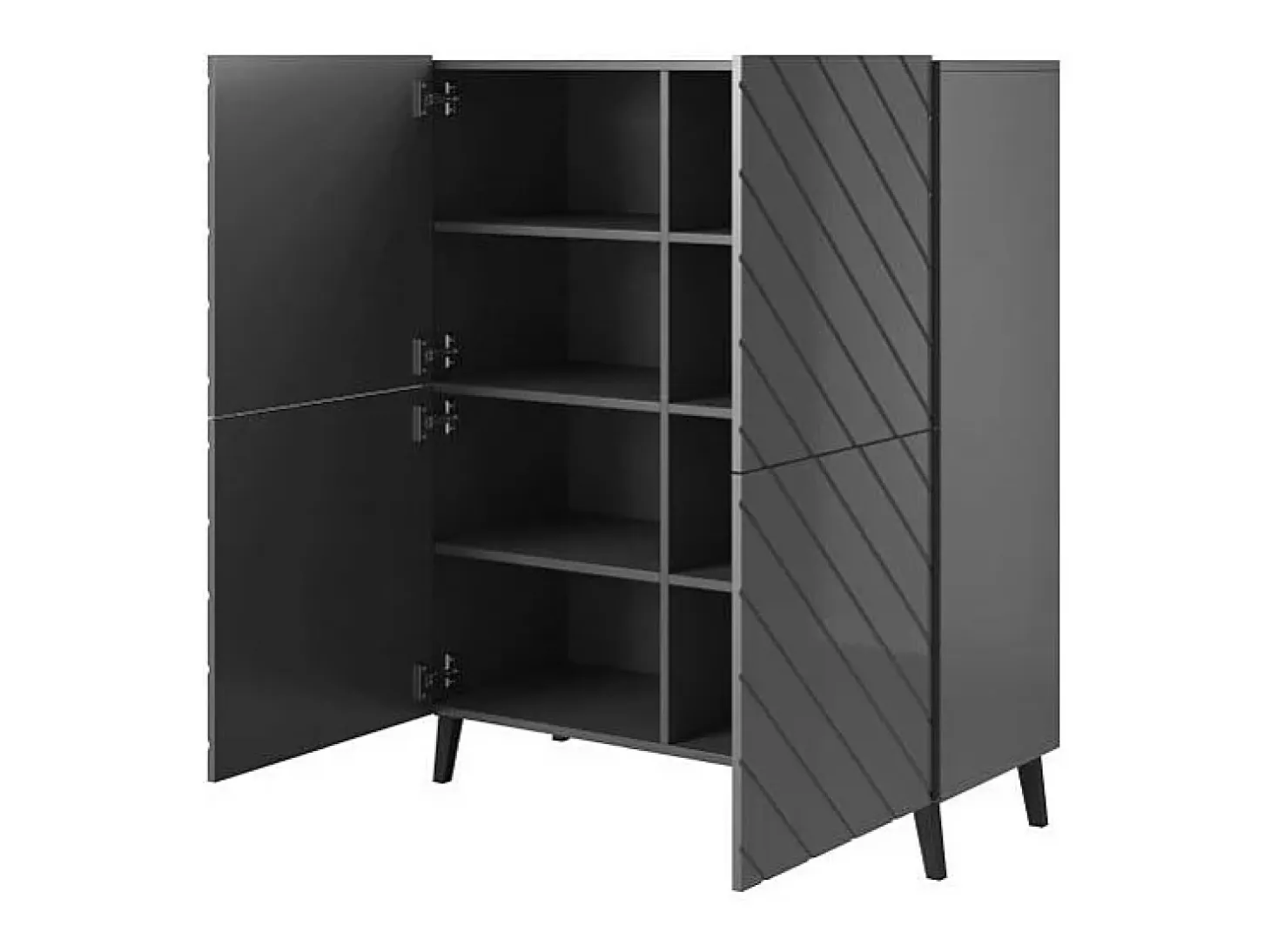 Mueble de diseño gris 100 cm Yaka